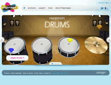 Tablet Screenshot of fingertapps.com